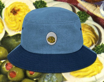 Authentic GUCCI GG Denim Bucket Hat - Etsy