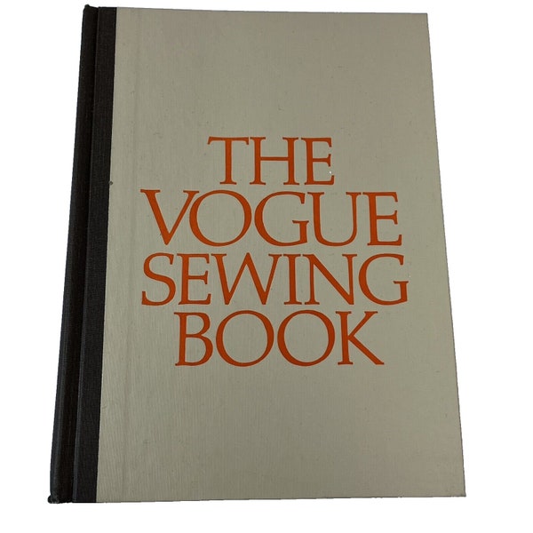 The Vogue Sewing Book Vintage Hardcover 1975 Revised Edition Fashion Clothing