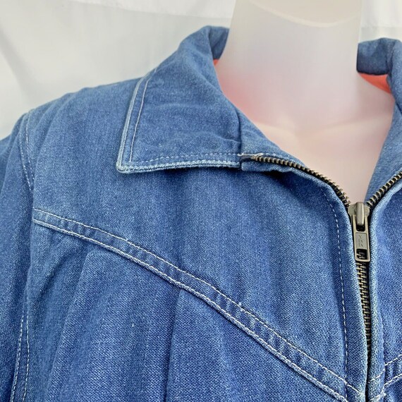 Sasson Denim Jeans Jacket Full Lined Light Blue W… - image 3