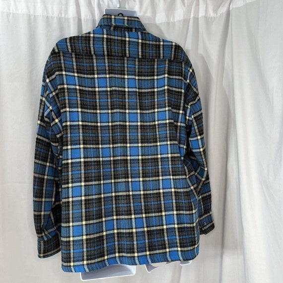 Vintage 50s Large Plaid Board Shirt USA Shacklet … - image 6