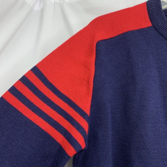SKYR Mens Color Block 100% Wool Sweater Mens Size… - image 2