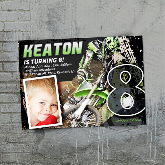 Invitation Danniversaire De Motocross Invitation De Moto Etsy Invitation Danniversaire De Motocross Invitation De Moto Etsy