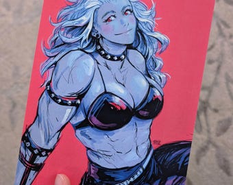 Impresión artística de Dorohedoro Noi - 8,5 x 11 y 5 x 7 pulgadas