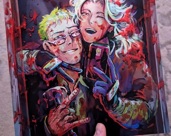 Impresión artística de la ilustración de Dorohedoro Shin Noi Cleaners (20 x 20 cm)