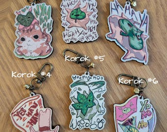 Amuletos de madera cortados con láser de Korok de Legend of Zelda Breath of the Wild