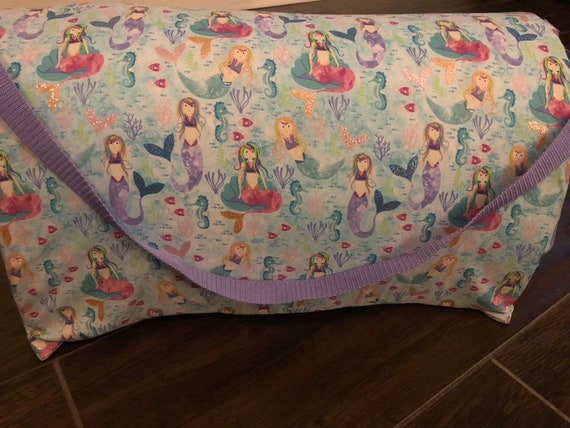 Kinsley Mermaid And Friends Nap Mat Etsy