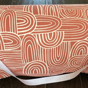 Modern Coral Rainbows Memory Foam Nap Mat for Kids