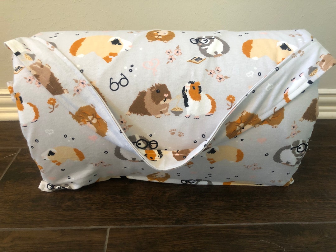 Image showcasing Hamster Personalizable Memory Foam Nap Mat W/ Attached Pillowcase ...