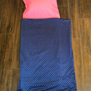 Pink/Navy Microdot Personalizable Memory Foam Minky Toddler Nap Mat