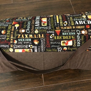 School Days Personalizable Memory Foam Nap Mat for Kids