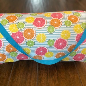 Summer Days Personalizable Memory Foam Minky Toddler Nap Mat
