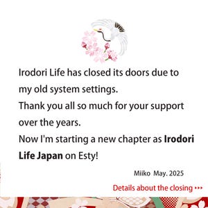 Aviso importante: Vida Irodori