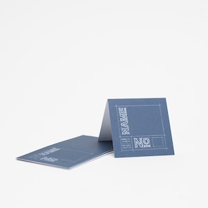 Blueprint Escort Cards (25)