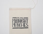 Midnight Munchies Bags (10), Wedding Favor Bag (10). Wedding Favor, Midnight Snack, Guest Gift, To Go Bag