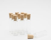 Wedding Favors (12), Glass Favor Bottles with cork, Wedding Send-off, Favor Packaging