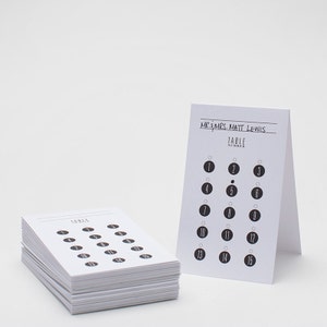 Modern Wedding Escort Cards (25), Wedding Place Cards, Find Your Seat, Wedding Paper, Black and White Wedding