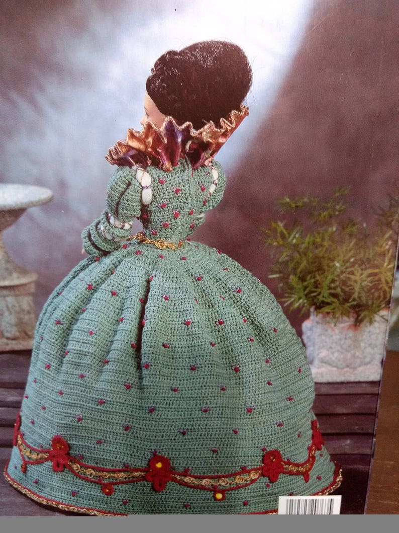 Catherine of London crochet gown Ladies of Fashion The Needlecraft Shop 11.5 inch fashion doll