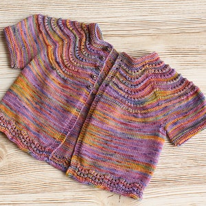 Sweet Scallops Sweater and Bonnet (Knitting Pattern)