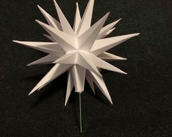 Advent Star Folding star 60 cm Luminous Star 9 Jagged Red