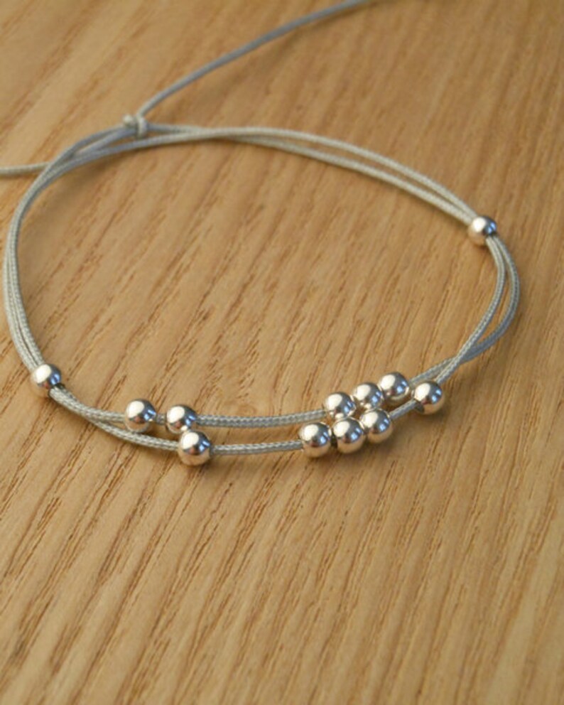 Nylon Cord Bracelet Thread Bracelet Beaded Bracelet Etsy