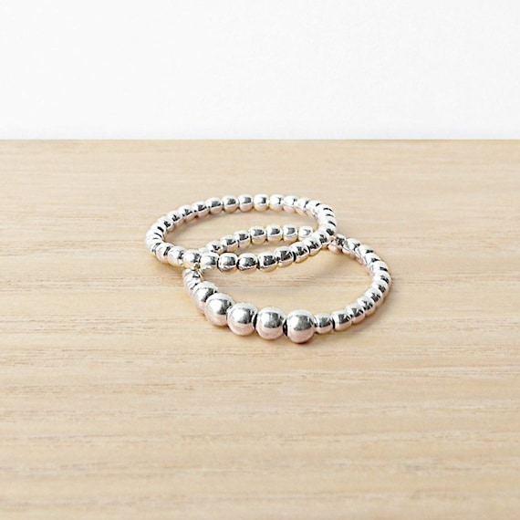 Anello Moderno Semplice Anello In Acciaio Inox Con Design A Onda - Impilabile, Unisex, Disponibile In Argento E Oro Sterlina Oro - Foto 10