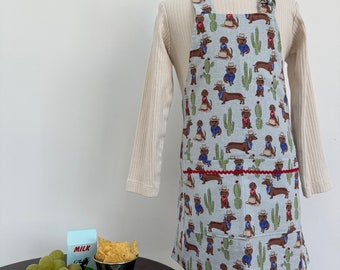 Toddler Apron - 100% Cotton - Desert Dog