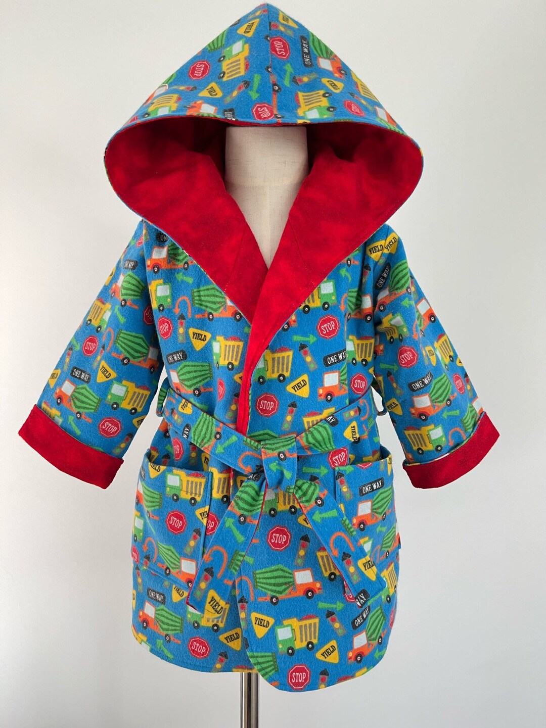 Toddler Robe 100 Cotton Flannel Work Day Etsy