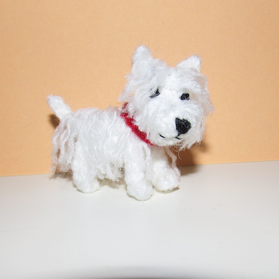 Miniatura perro West Highland White Terrier - Etsy