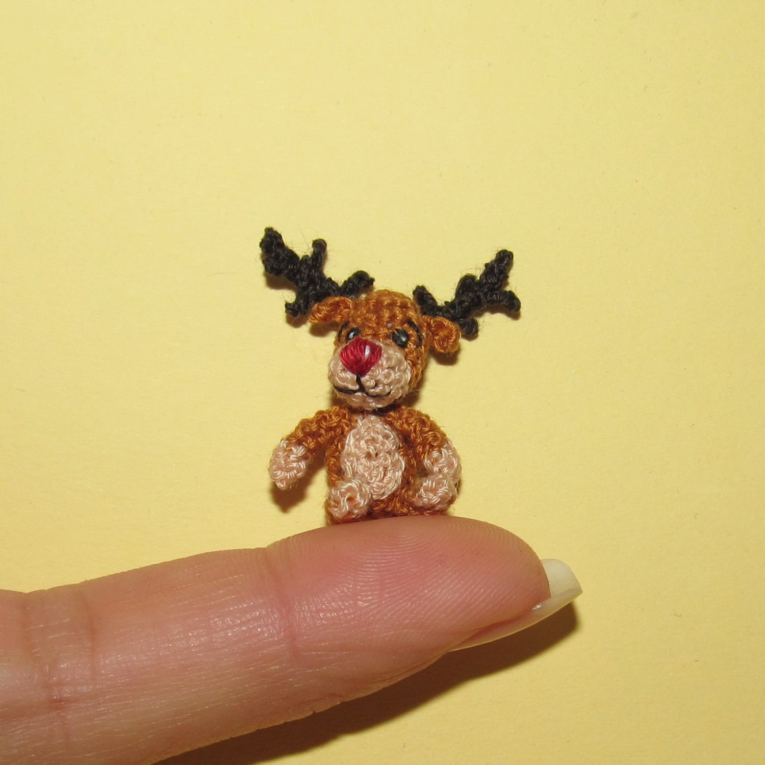 tiny reindeer figurines