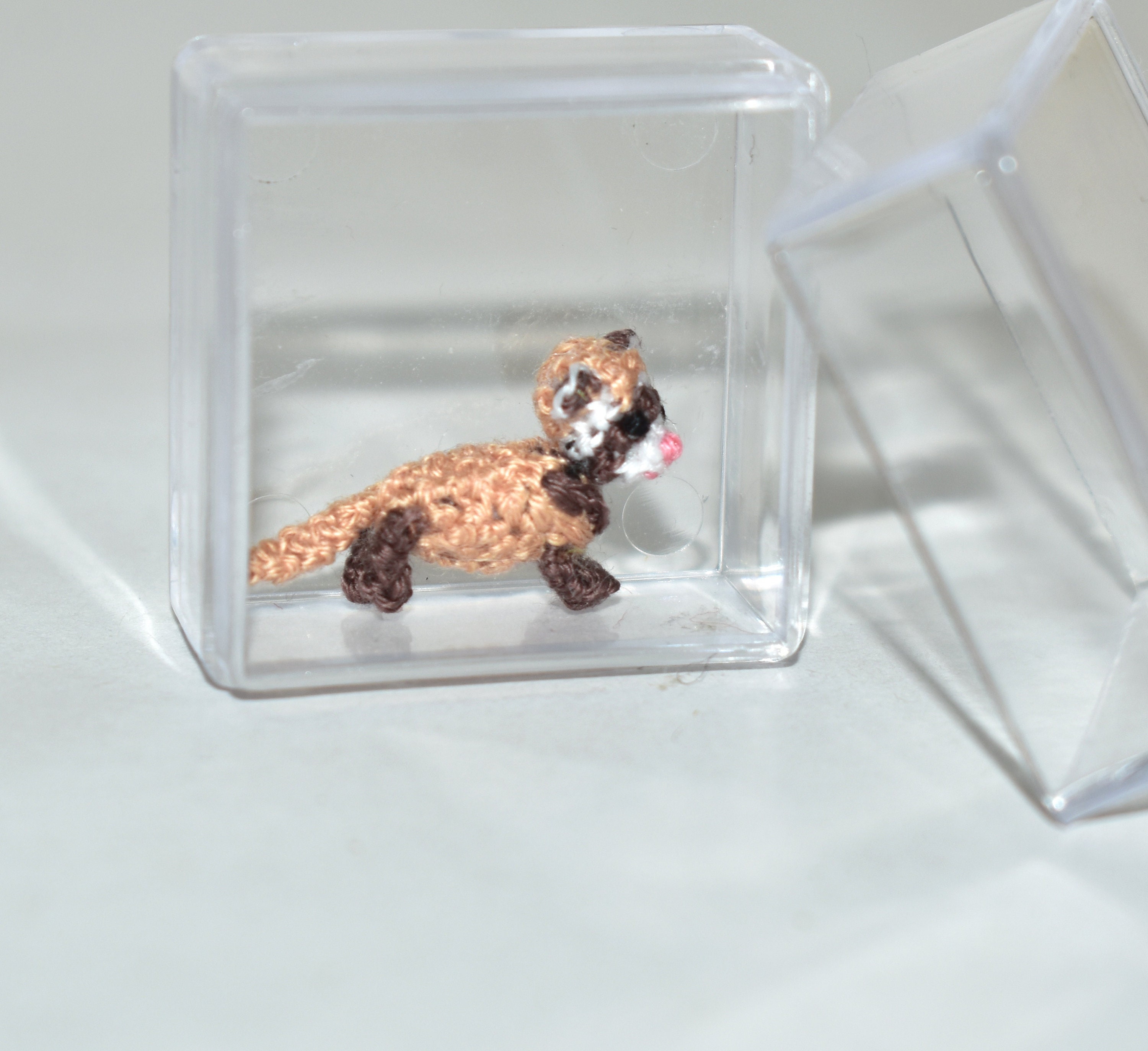 Dollhouse Ferret - Gift Ferret Artist Miniature Ooak Ferret Animal ...