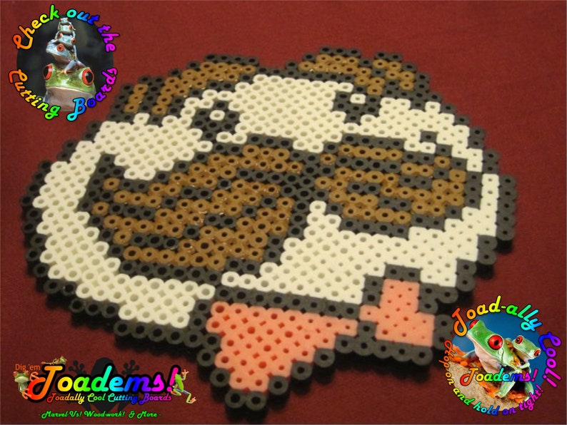 Pixels Pringles Man perler Pixel Art Etsy Ireland