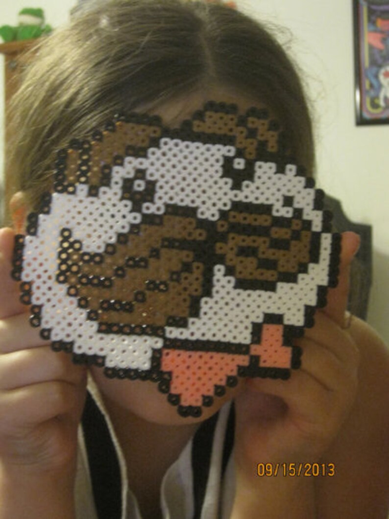Pixels Pringles Man perler Pixel Art Etsy Canada