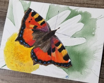 Original Butterfly Art, Watercolor Butterfly, Butterfly Decor for Bedroom, Butterfly Lover Gift, Butterfly Gift for Mom, Insect Painting