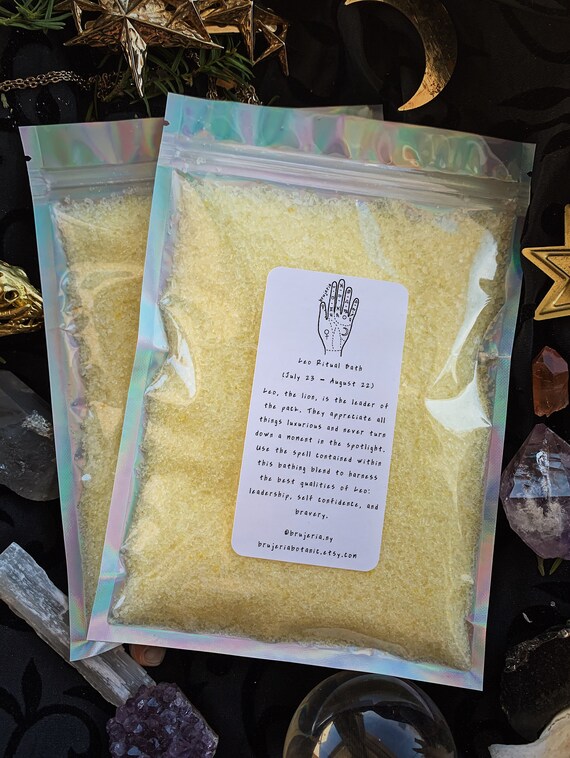 Leo Season Bath Soak Spell Etsy People from different countries uses different ways to spell leo. etsy