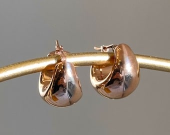 【関税込み】We11done ゴールド＆シルバー Hoop リング Designer Hoop Solid Gold Huggie Earrings For Women Gold And