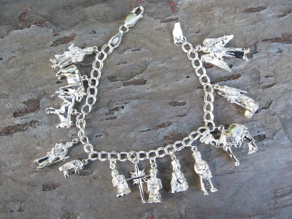 Nativity charm bracelet clearance