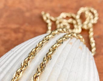 Catena in Oro Bianco Maglia Grano Avena classica 18 Kt
