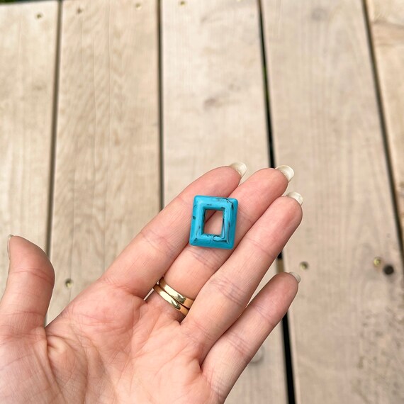 Genuine Square Rectangle Polished Reconstituted T… - image 7