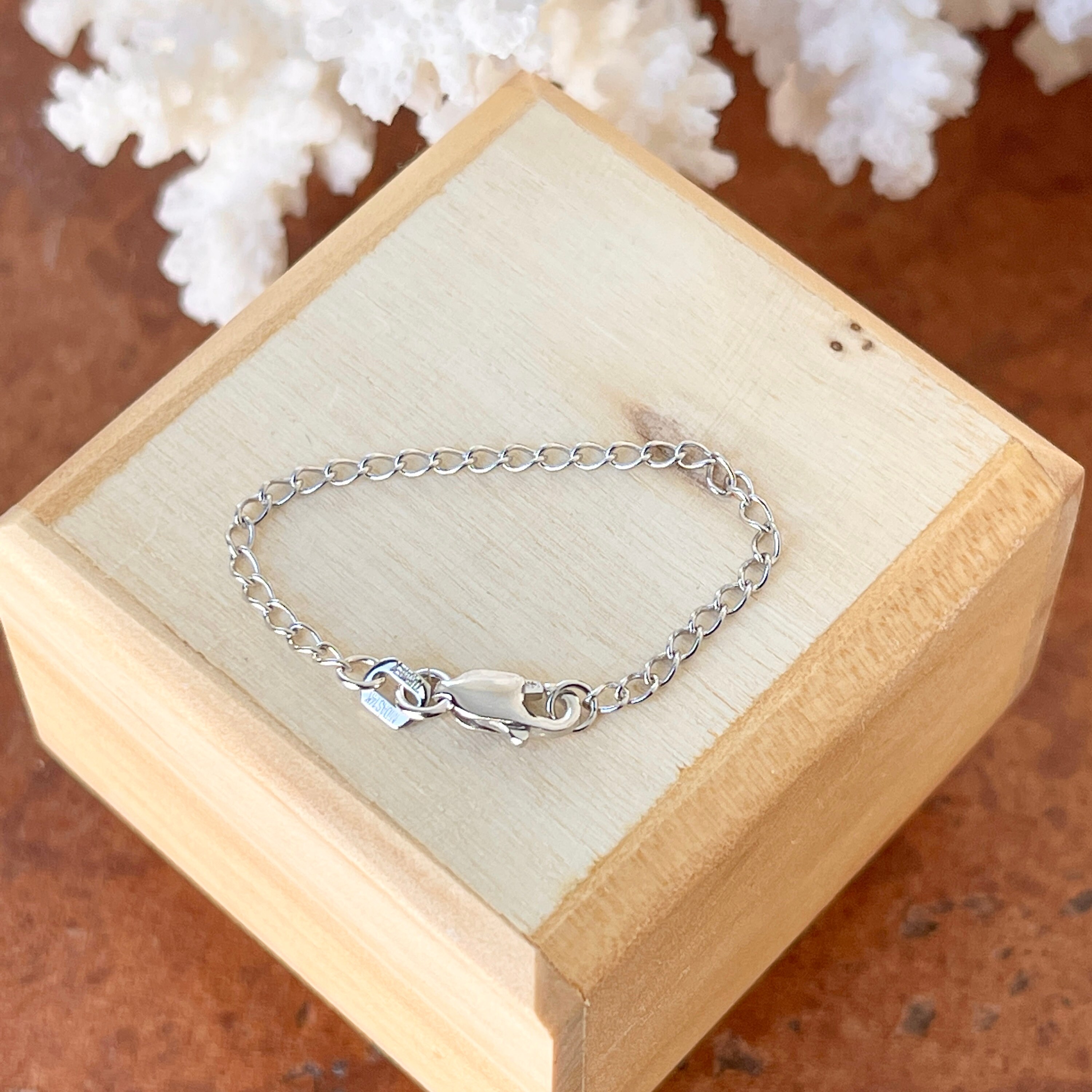 14KT White Gold Necklace Extender 