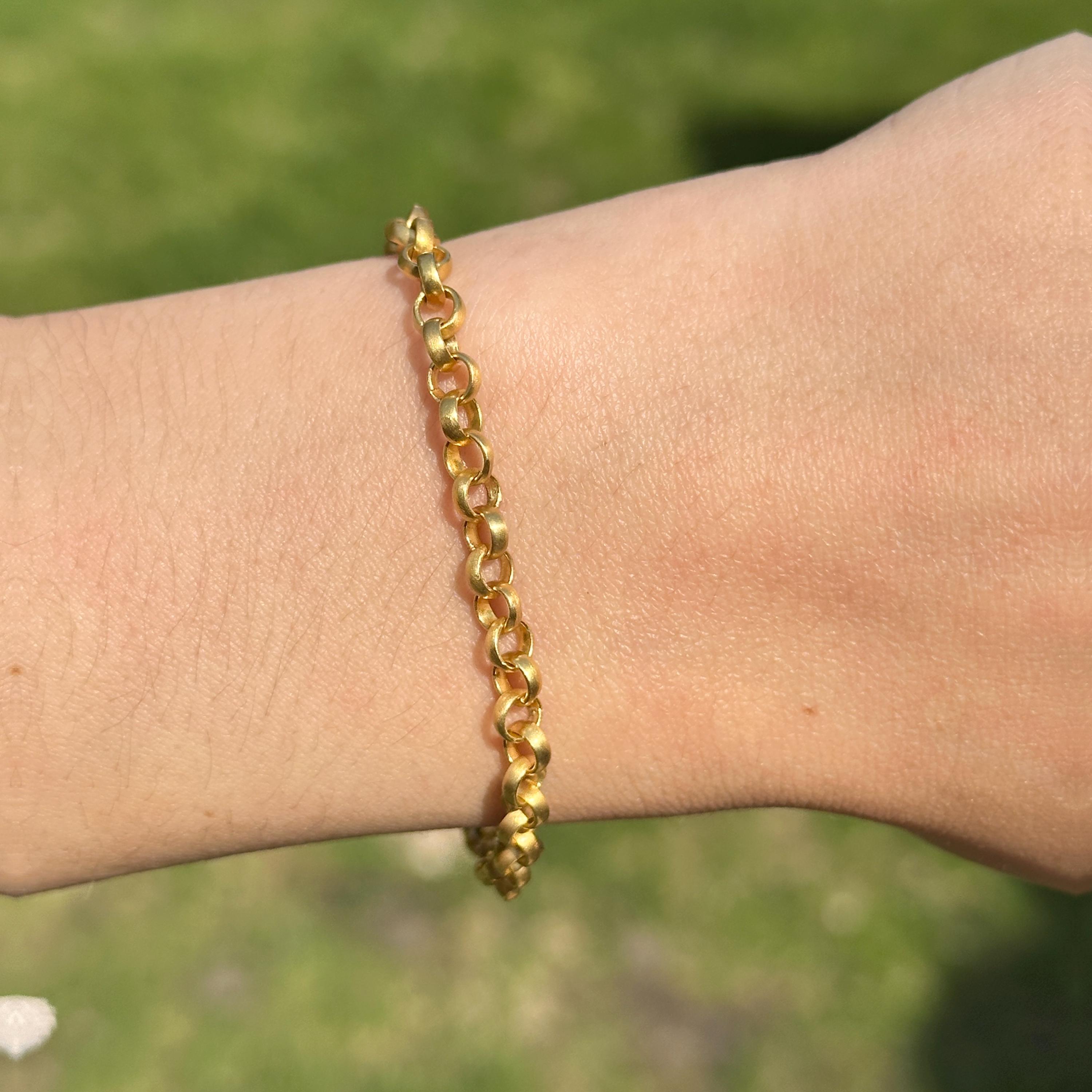 K18 chain bracelet S | LORO official online store