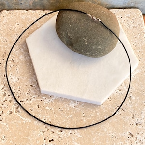 Sterling Silver Clasp & Black Leather Cord Necklace 2MM NEW Various Lengths Available