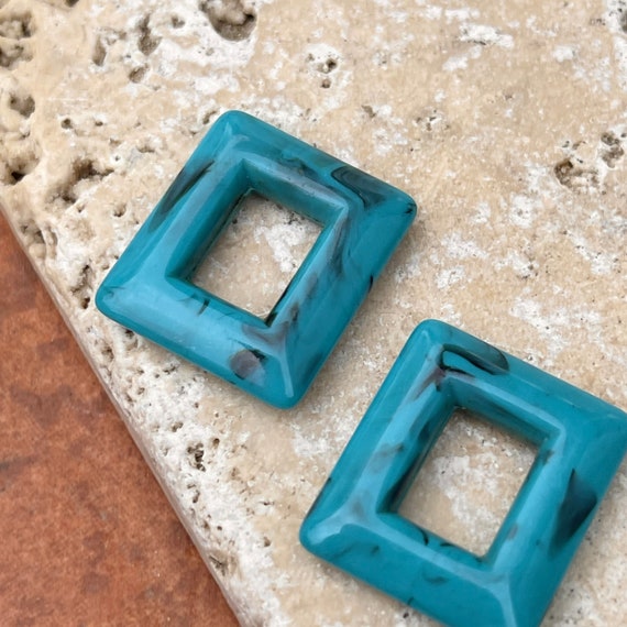 Genuine Square Rectangle Polished Reconstituted T… - image 3