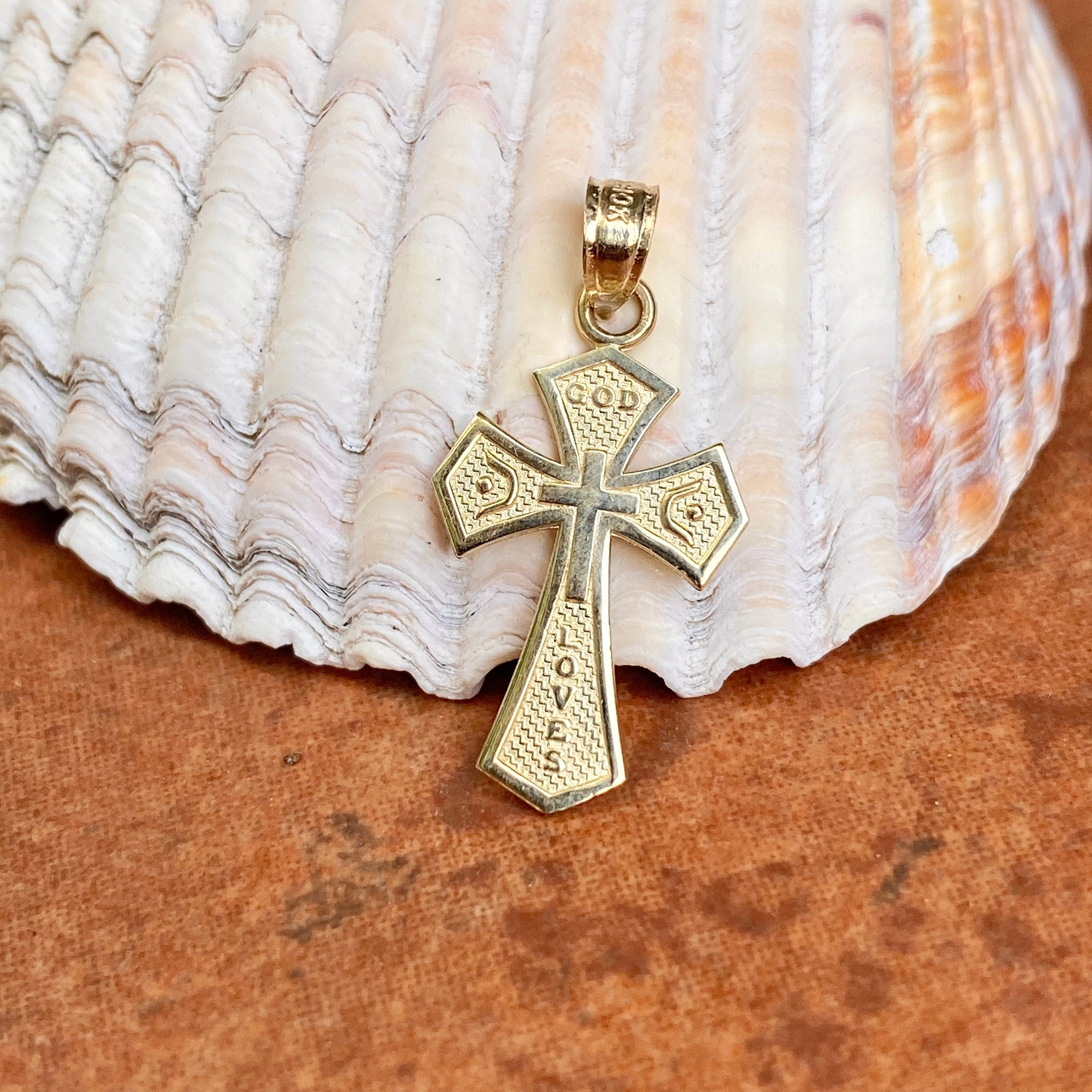10KT Yellow Gold Reversible 