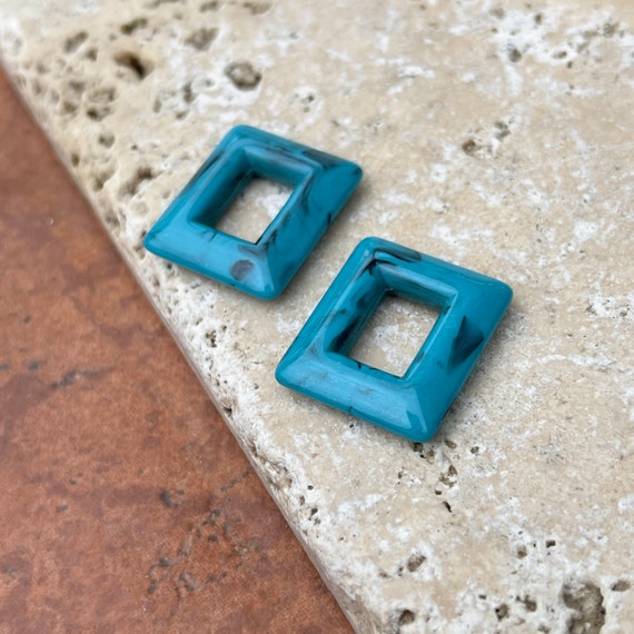 Genuine Square Rectangle Polished Reconstituted T… - image 6