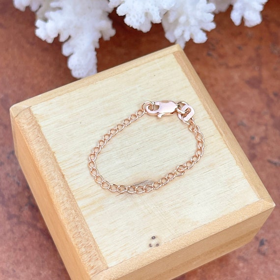 Rose gold necklace extender hot sale