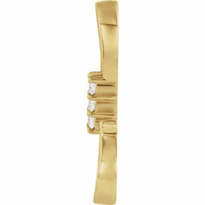 14 KT Yellow Gold Diamond S-Hook Design Clasp Extender Etc Clever /& Handy NEW