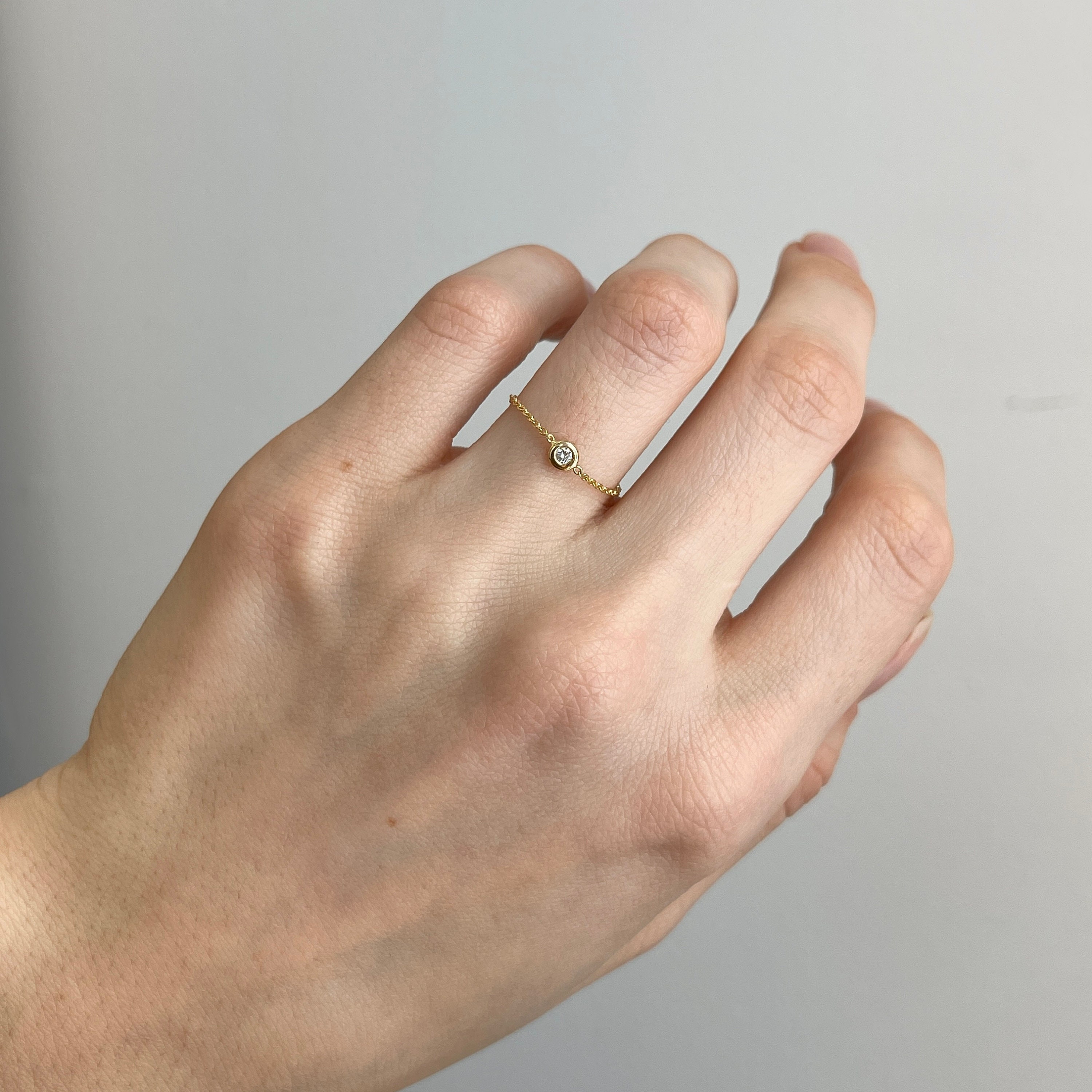 はる　K18YG チャーム ダイヤモンド 0.02ct/0.02ct K18(18金) 0.06ct ダイヤモンド ネックレス – CSHELL