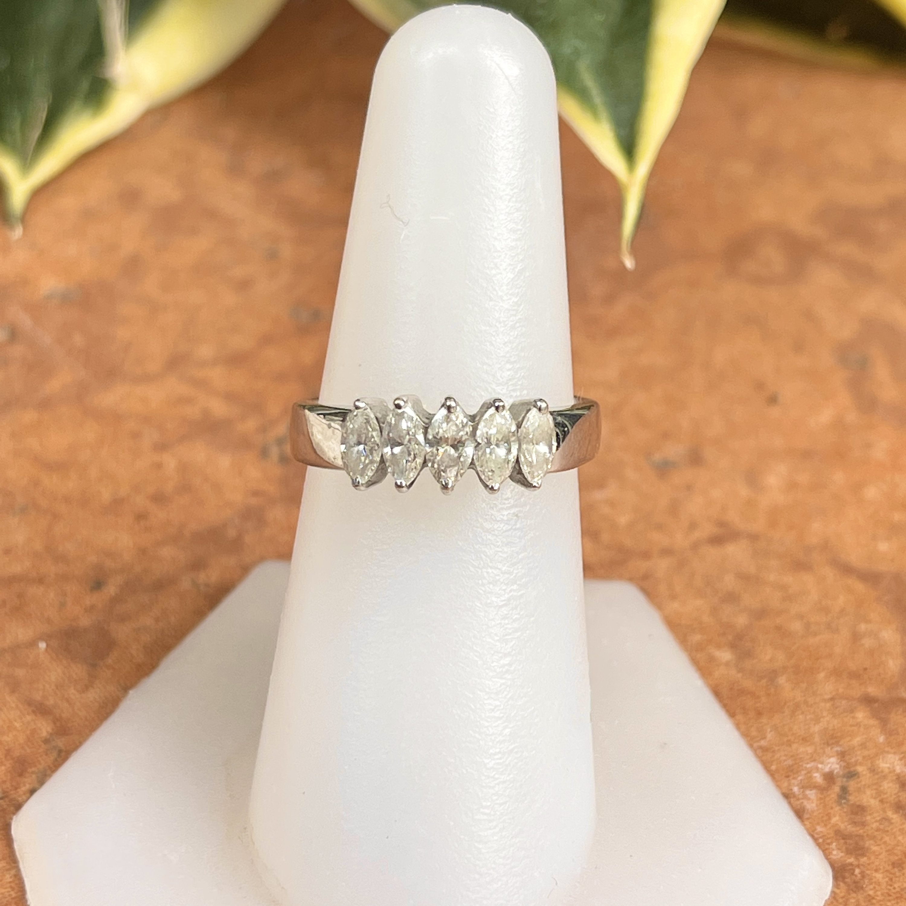 Trellis Engagement Ring in Silver With CZ cubic Zirconia Five Stone Trellis  Engagement Ring in Silver - Etsy