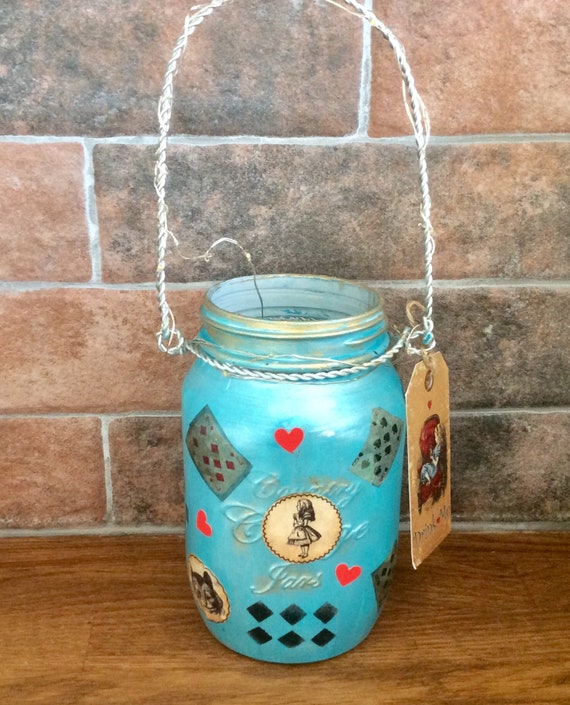 Alice In Wonderland Home Decor Fairy Light Lantern Decorative Etsy