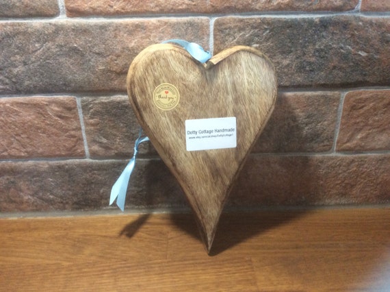 ❤Wooden hanging Love Heart shabby chic ❤ ❤Wooden hanging Love Heart shabby chic ❤